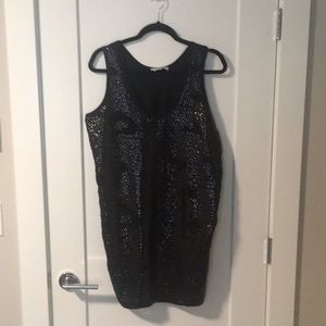 NWOT See by Chloe Black Sequin Dress Size 8